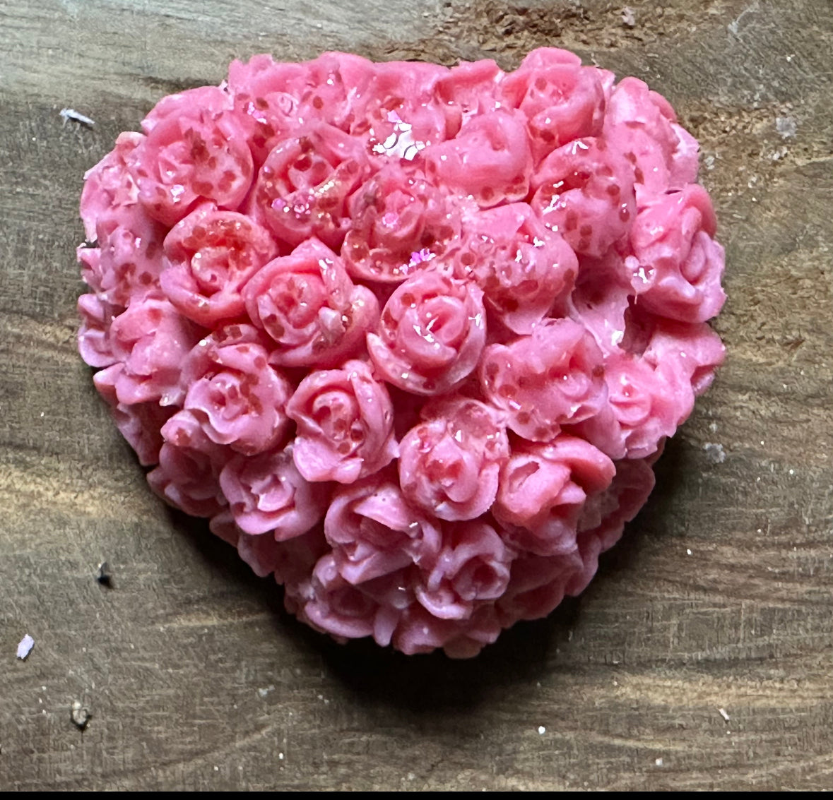 Fondant parfumé impression coeur