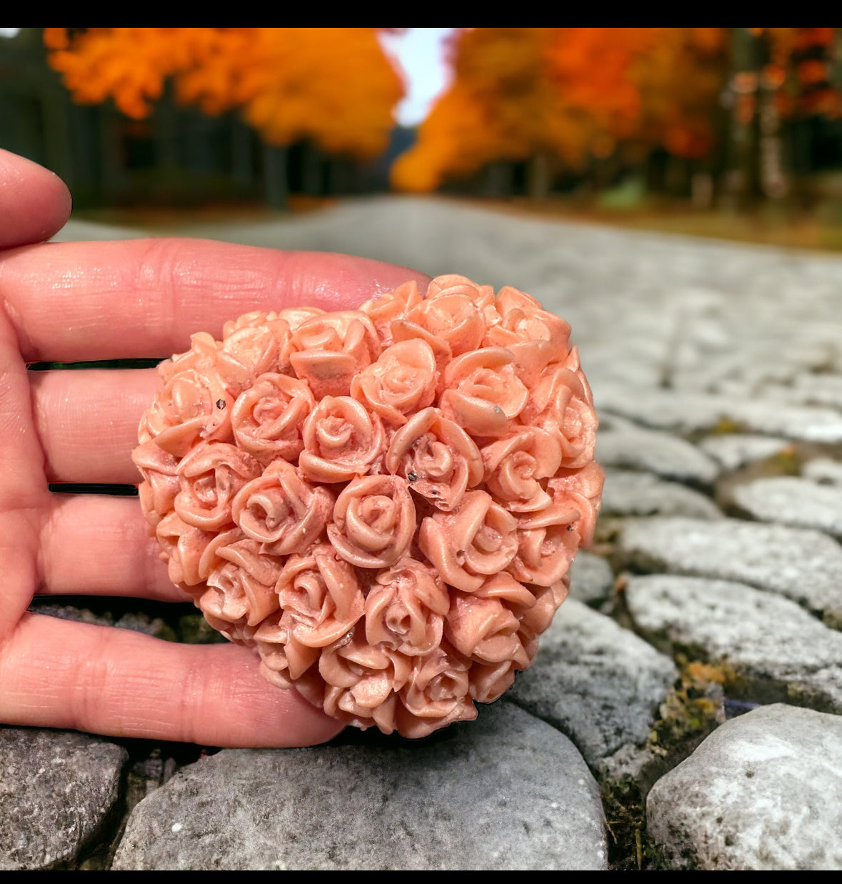 Fondant parfumé impression coeur